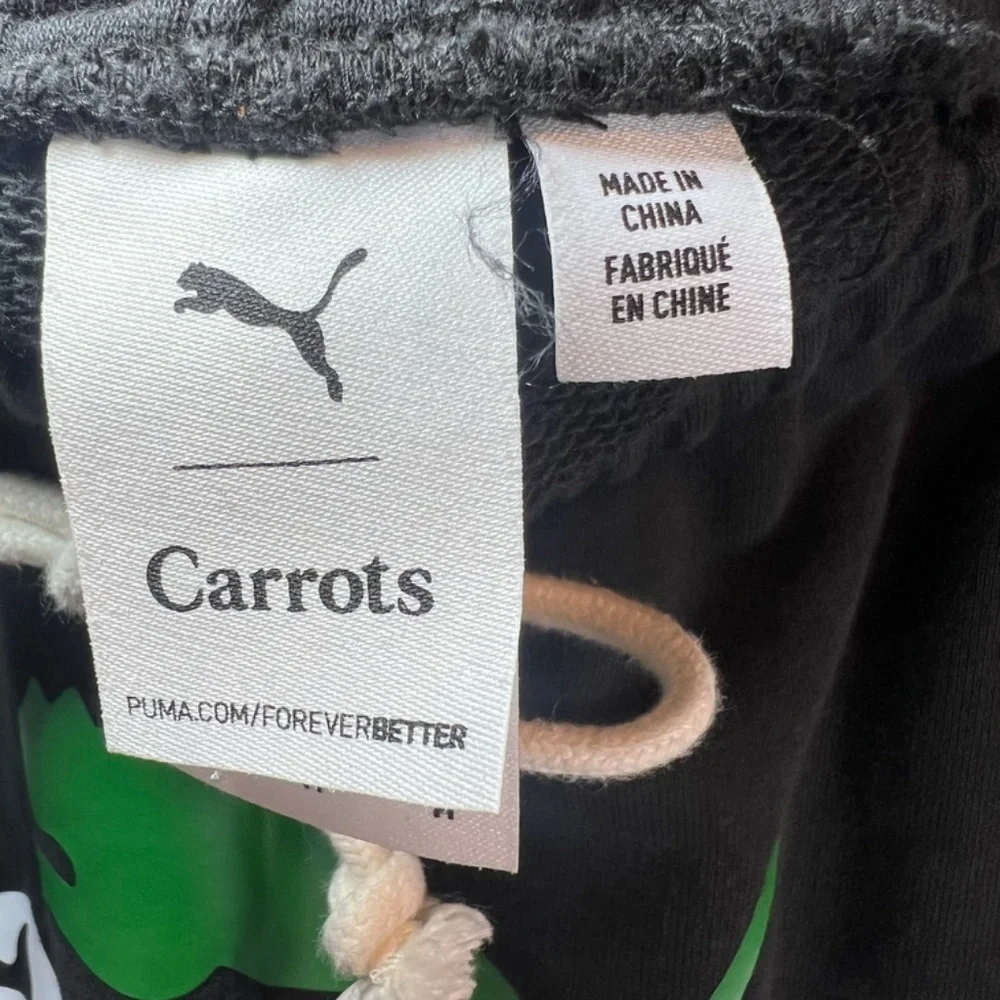 PUMA x Carrots 7" Sweat Shorts Black Casual Athletic Streetwear Mens Size Medium - Picture 14 of 15